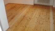 Renovace smrkové podlahy ošetřena olej+vosk